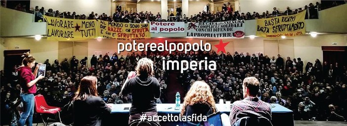 Ventimiglia: domenica 4 febbraio, seconda assemblea territoriale di 'Potere al Popolo'