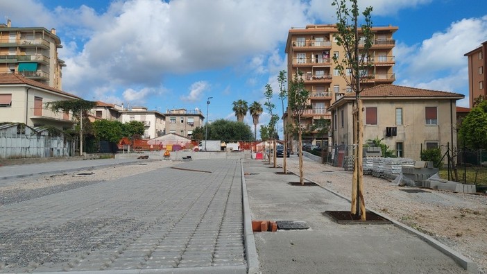 Vallecrosia, area riqualificata: riapre il parcheggio in via Don Bosco