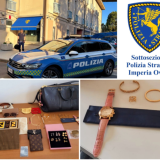 Turista derubata a Bordighera, la polizia stradale di Imperia trova i responsabili e recupera la refurtiva di oltre 60mila euro