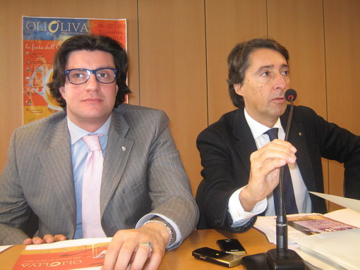 Il sindaco Paolo Strescino e il presidente della Camera di Commercio Amadeo