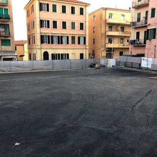 Imperia, in dirittura d'arrivo il lavori del parcheggio di Via Nizza: a breve si potrà accedere e la sosta sarà a pagamento (Foto)