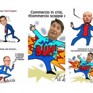 Settimana divertente: scoppia la Confcommercio, Scajola imbarca la Confesercenti, Rt travolta dalla sfiga, Ioculano incazzato, Biancheri festeggia l'estate aspettando Leonardo da Bussana