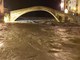 Dolceacqua: è esondato il Nervia nel parcheggio San Filippo, situazione al momento sotto controllo (Foto e video)
