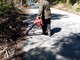 Sanremo, pulizia strade in zona San Romolo: i ringraziamenti del segretario provinciale di FN, Pardini (foto)