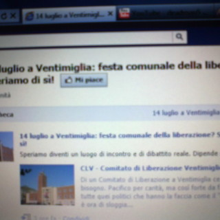 Ventimiglia: la protesta anti-Scullino corre su Facebook, è nato il 'Comitato di Liberazione Ventimigliese' Ventimiglia: la protesta anti-Scullino corre su Facebook, è nato il 'Comitato di Liberazione Ventimigliese'