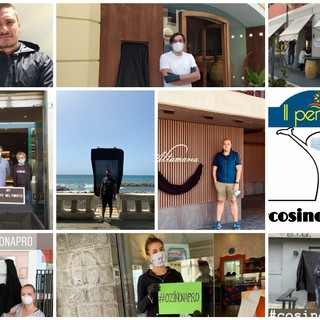 Coronavirus, drappo nero per ristoratori, bar e stabilimenti balneari, anche a Imperia la protesta #cosinonapro (foto e video) Coronavirus, drappo nero per ristoratori, bar e stabilimenti balneari, anche a Imperia la protesta #cosinonapro (foto e video)