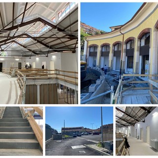 Ventimiglia, Scullino visita il cantiere del Palasalute: "Progetto fortemente voluto dalla nostra amministrazione" (Foto)