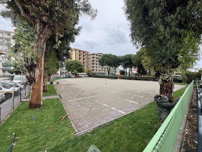 Camporosso, parcheggio di piazza D'Armi riqualificato: sabato 8 novembre la riapertura Camporosso, parcheggio di piazza D'Armi riqualificato: sabato 8 novembre la riapertura