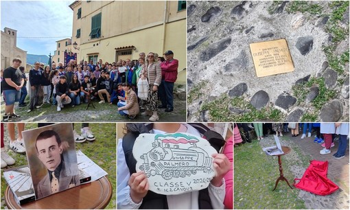 Ventimiglia non dimentica, pietra d'inciampo in memoria di Giuseppe Palmero (Foto e video)