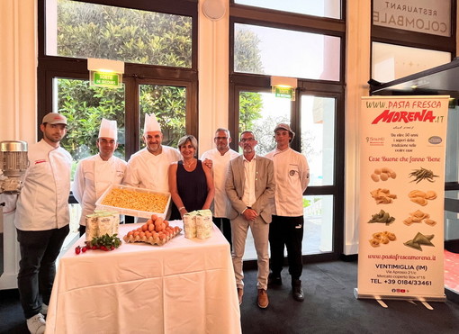 Mentone: grande successo per i prodotti della 'Pasta Fresca Morena' al ristorante 'La Colombale' del Casinò