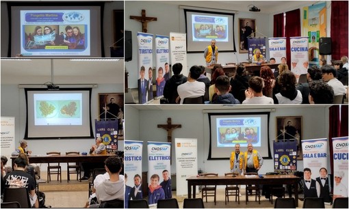 Vallecrosia, lotta ai tumori: prevenzione a scuola con il 'Progetto Martina' dei Lions (Foto)