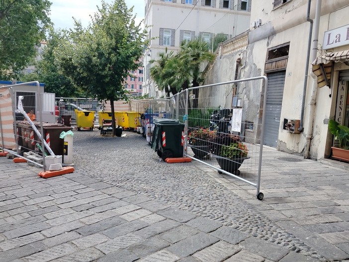 Sanremo, riapertura vicina per l'ecopunto di piazza Muccioli: entro fine mese il ritorno alla normalità