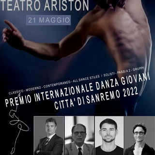 Sabato prossimo, appuntamento con la 22ª edizione del ‘Premio Internazionale Danza Giovani Città di Sanremo’