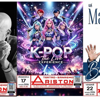 Programma del mese di maggio al Teatro Ariston.