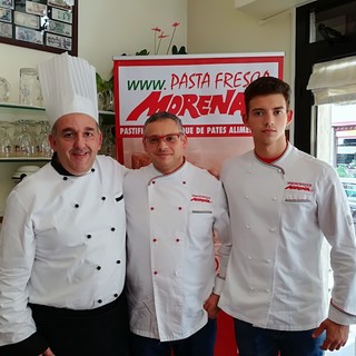 Vallecrosia: lo chef Ivan Gilioli ha curato la presentazione organizzata dall'azienda Menù al ristorante Bella Napoli