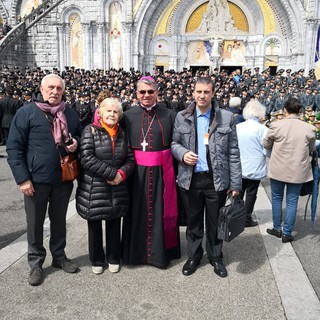Una delegazione imperiese al pellegrinaggio militare internazionale a Lourdes