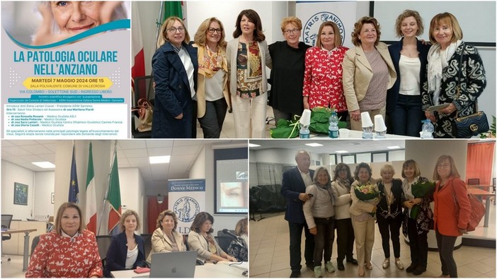 Vallecrosia, sala polivalente gremita per l'incontro su "La patologia oculare nell'anziano" (Foto)