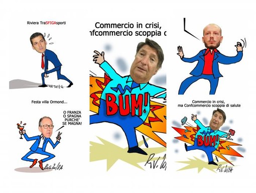 Settimana divertente: scoppia la Confcommercio, Scajola imbarca la Confesercenti, Rt travolta dalla sfiga, Ioculano incazzato, Biancheri festeggia l'estate aspettando Leonardo da Bussana