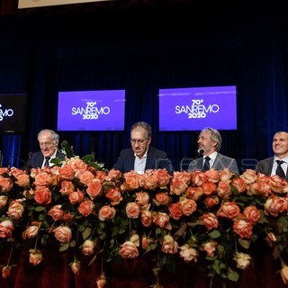 La conferenza stampa al Casinò di Sanremo