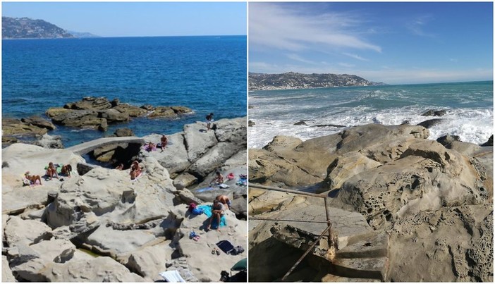 Bordighera riavrà il ponte che collegava due grandi scogli a Sant’Ampelio, Ingenito “C’è stato un sopralluogo della Soprintendenza, sarà ricostruito esattamente come prima”
