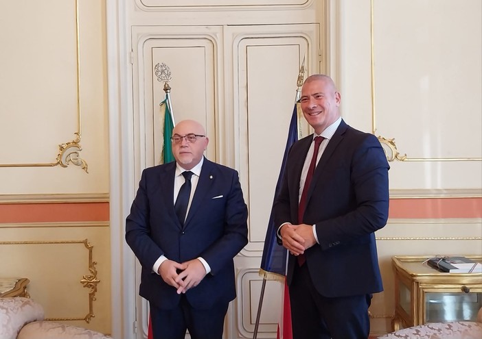 Cooperazione Imperia - Nizza, l'incontro tra i prefetti Romeo e Moutouh Cooperazione Imperia - Nizza, l'incontro tra i prefetti Romeo e Moutouh