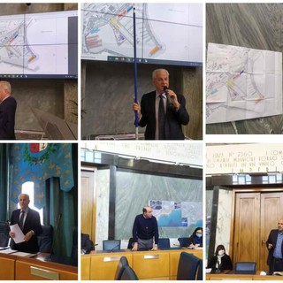 Imperia: Scajola presenta il nuovo porto, opere di urbanizzazione per otto milioni di euro, il sindaco: "Uniamo la città con un nuovo fronte mare" (foto e video)