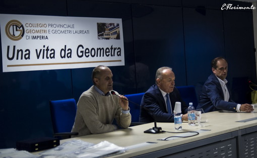 Sanremo: ieri, cerimonia di premiazione dei Geometri con 30 e 40 anni di Iscrizione all'Albo