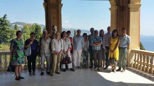 Costarainera: sopralluogo al Parco Novaro del sindaco Gandolfo e alcuni responsabili del progetto Jardival