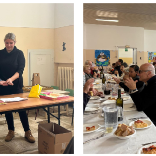 Momento conviviale, tombola e beneficenza: pranzo solidale di comunità a Dolceacqua (Foto)