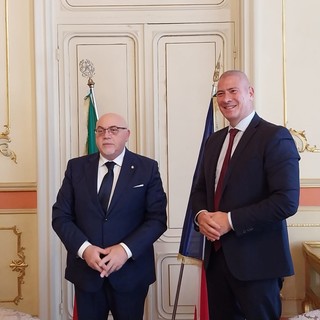 Cooperazione Imperia - Nizza, l'incontro tra i prefetti Romeo e Moutouh Cooperazione Imperia - Nizza, l'incontro tra i prefetti Romeo e Moutouh