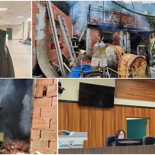 Pieve di Teco, al via il processo per il 73enne che con un incendio seminó il panico in frazione Calderara Pieve di Teco, al via il processo per il 73enne che con un incendio seminó il panico in frazione Calderara