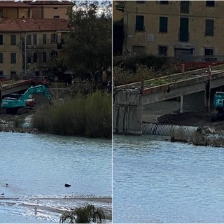 Passerella a Ventimiglia, al via la demolizione del moncone. Scullino: "Non sarà un giorno di festa" (Foto e video)