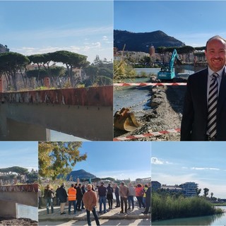 Ventimiglia dice addio alla passerella Squarciafichi: al via la demolizione (Foto e video)
