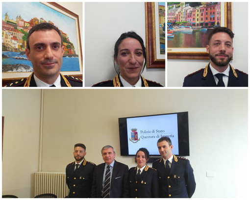 Partenze e arrivi alla Questura di Imperia: presentati questa mattina tre nuovi commissari (foto e video) Partenze e arrivi alla Questura di Imperia: presentati questa mattina tre nuovi commissari (foto e video)