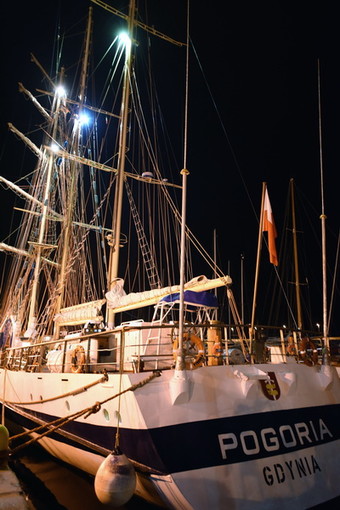 Sanremo: la nave scuola Pogoria da ieri è di nuovo attraccata al Porto Vecchio Sanremo: la nave scuola Pogoria da ieri è di nuovo attraccata al Porto Vecchio