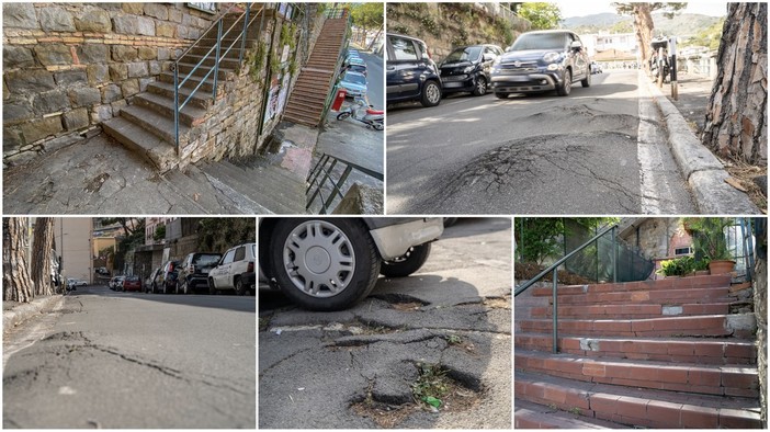 Sanremo: via Margotti si sente abbandonata, strada pericolosa sia per i mezzi che per i pedoni (Foto) Sanremo: via Margotti si sente abbandonata, strada pericolosa sia per i mezzi che per i pedoni (Foto)