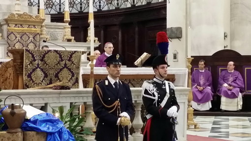 Celebrato questa mattina il precetto Pasquale dal Vescovo della Diocesi di Albenga - Imperia Guglielmo Borghetti