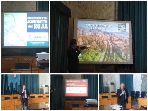 Imperia: presentato il progetto del primo lotto del nuovo acquedotto, Scajola "Problema idrico in provincia enorme" (foto e video)