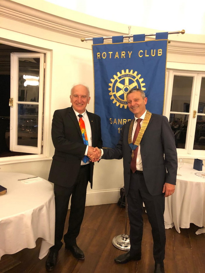 Ieri al Golf, tradizionale cerimonia del passaggio di consegne al Rotary Club Sanremo