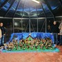 Il Team Vannacci “X Legio” di Ventimiglia allestisce un presepe nei giardini pubblici (Foto)