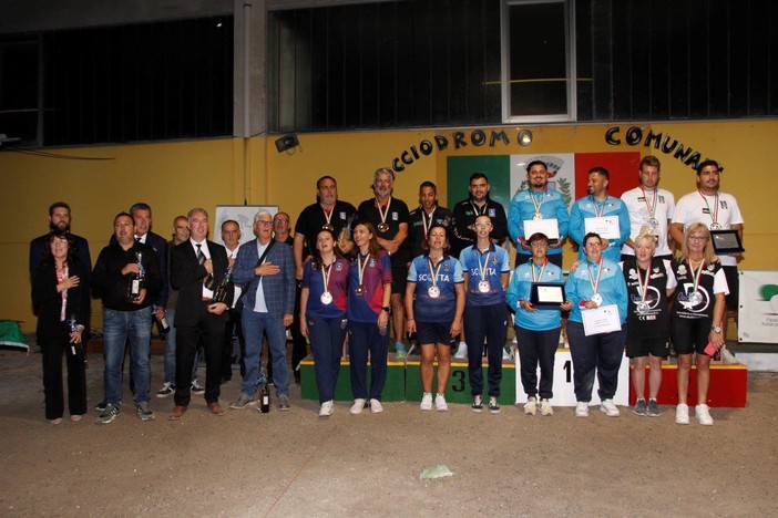 Campionati italiani di Petanque, doppia festa per la Vita Nova Savigliano a Pontedassio (foto)