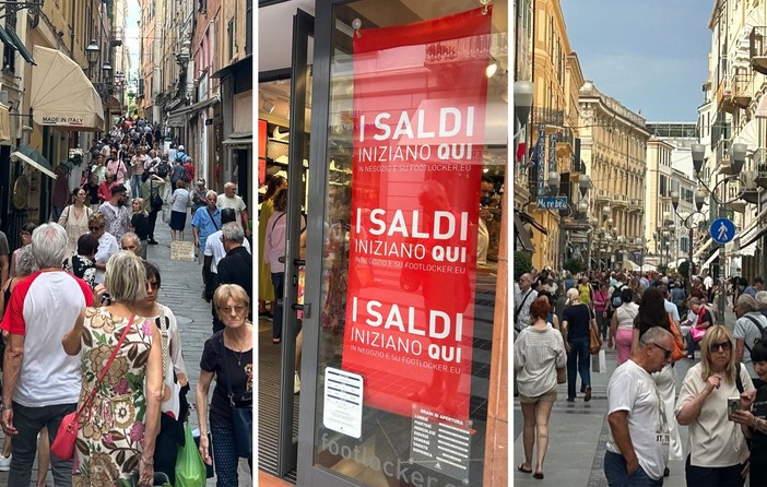 Sanremo, tra maltempo e cantieri il primo giorno di saldi parte a rilento (Foto e video) Sanremo, tra maltempo e cantieri il primo giorno di saldi parte a rilento (Foto e video)