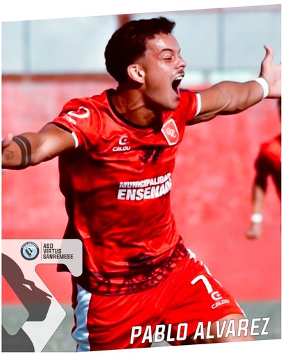 Calciomercato: l'attaccante argentino Pablo Alvarez approda alla Virtus Sanremese Calciomercato: l'attaccante argentino Pablo Alvarez approda alla Virtus Sanremese