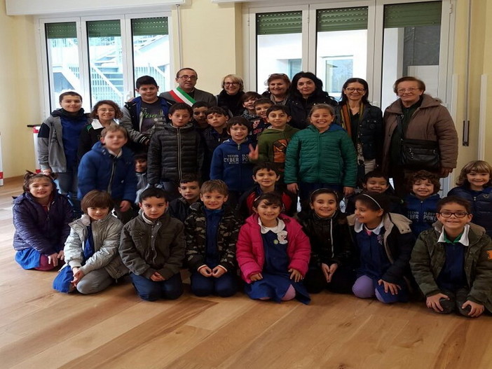 Soldano: inaugurata ieri mattina la nuova palestra della scuola alla presenza dei bambini e delle maestre