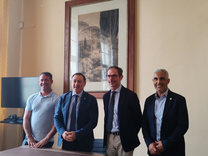 Collaborazione interistituzionale, visita del prefetto di Imperia Giaccari a Bordighera (Foto e video)
