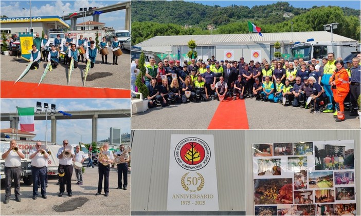 1975-2025, Camporosso festeggia il 50esimo anniversario della Protezione civile (Foto e video) 1975-2025, Camporosso festeggia il 50esimo anniversario della Protezione civile (Foto e video)