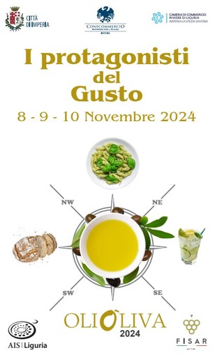 Olioliva, presente anche la Confcommercio di Imperia con “I Protagonisti del Gusto” Olioliva, presente anche la Confcommercio di Imperia con “I Protagonisti del Gusto”