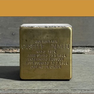 Ventimiglia, fu deportato e fucilato nel 1944: pietra d'inciampo in memoria di Giuseppe Palmero (Foto)