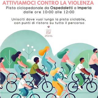 Sanremo, domenica passeggiata in bicicletta contro violenza sulle donne Sanremo, domenica passeggiata in bicicletta contro violenza sulle donne
