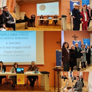 A Ventimiglia incontro sul papilloma virus: "La vaccinazione è la prima arma di prevenzione" (Foto e video)